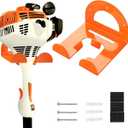 Weed Eater Hanger, Garage Organizer Trimmer Rack Wall Mount, Garden Power Tool Holder Garage Hooks for Grass Trimmer, Hedge Trimmer, Leaf Blower and Chainsaw Storage, 1 Pack