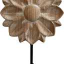 dwellington Flower Towel Hooks Decorative Hooks Hanger for Hanging Clothes, Keys, Towels - Decorative Wall Mount Hook Command Single Rack for Entryway, Bathroom, Kitchen