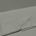 White Curtains 2 Panels Set, Semi Light Filtering Soft Airy Farmhouse Curtain Drapes for Living Room Bedroom, 90x42"