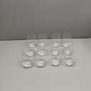 Stemless Wine Glasses Set of 12, 15 Ounce Smooth Rim Standard Wine Glass Tumbler for Red, White Wine, Dishwasher Safe