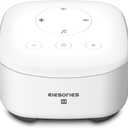 elesories White Noise Machine for Sleeping Nursery Office Home, Memory Function, Sleep Timer, Sound Machine with 20 Soothing Sounds, Sound Machine Baby Sleep Therapy Powered by AC or USB