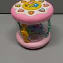 Baby Musical Light Up Toys Tummy Time Ocean Projector Rotating Infant 1 Year Old Toy Baby Aquarium Crawling Pink Toys Babies Girls 1 2 Year Old Birthday Newborn Gifts