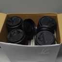 60 Pack 16 oz Christmas Disposable Coffee Cups Set Plaid Paper Cups with Lids Xmas Buffalo Check Decor for Hot Cold Drinks Tea Hot Chocolate Hot Cocoa Holiday Party Supplies(Red and Green Plaid)