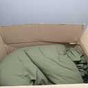 Andency King Size Comforter Set with Sheets Olive Green -7 Pieces Bed in a Bag Boho Tassel Bedding Sets, All Season Fringe Bed Set with Comforter, Sheets, Pillowcases & Shams