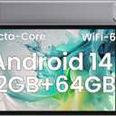 Tablet, 10.1 Inch Android 14 Tablet Octa-Core, 12GB RAM+64GB ROM 1TB Expand, 2+8MP Camera, BT5, Tablets PC 2.4/5G WiFi 6,1080 IPS FHD Screen, Tablets Android Gifts for Men Women
