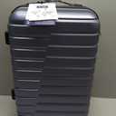 Coolife Carry On Luggage Airline Approved with Wheels Hard Shell Suitcase Spinner TSA Lock Telescopic Handle 20-inch,Blue