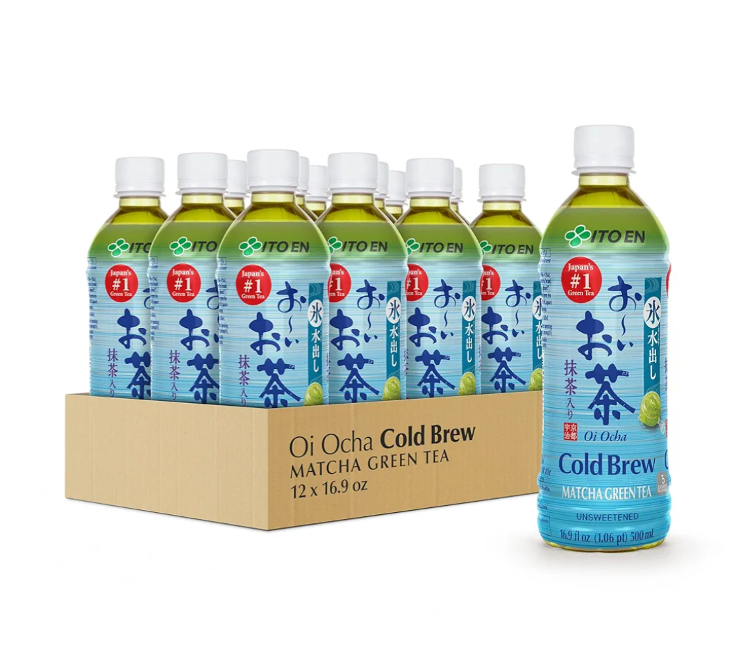 Cold Brew Match Green Tea - Unsweetened Pack of 11, Best By 04/05/25 