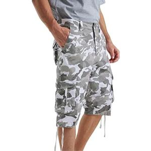 BEST SOUTH Men's Long Cargo Shorts Casual Below Knee 13 Inches Capri Shorts Relaxed Fit with Pockets Size 42