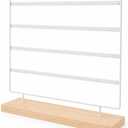 MAHITOI Earring Holder with 132 Holes 4 Layers, Earring Holder Organizer Stand Tree, Earring Display, Earring Stand for Necklace Ring Bracelets, Display Storage