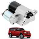 Starter Motor Compatible with Jeep KK Series Liberty 2010-2012, Compatible with Dodge Nitro 2010-2011, 3.7L 12V 1.2KW 10 Teeth Clockwise, Replace 4801854AA M000T32972