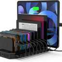 USB PD Charging Station, Unitek 120W 10-Port Type-C Charging Station with 2 Power Delivery for Multiple Devices, Double Fast Charging for MacBook Pro/Air, iPad Pro, Pixel, iPhone, Galaxy and More