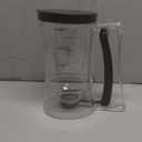 Pancake Batter Dispenser–4-Cup Batter Dispenser with Cupcake Scoop Batters Dispenser,Pancake Waffl Mix Dispenser with Squeeze Handle & Measuring Marks,for Cupcake,Muffins, Crepes