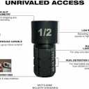 49-16-1644 Hex Adapter For Milwaukee Tool 1/2" insider box ratchet Hex Shank Impact socket