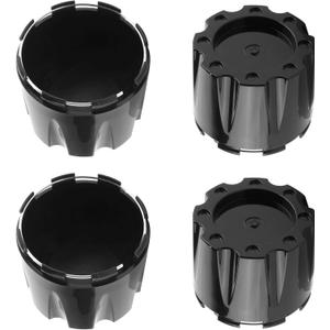 4Pcs Wheel Center Caps for Moto Metal 950 951 High Gloss Black Center Cap 5 OR 6 Lug Wheel - Replacement 353K83, S409-16