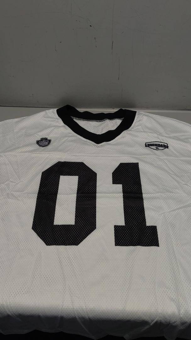 RoseSeek Women's Number Print Mesh Oversized Jersey Shirts Striped Trim Half Sleeve Baggy Camo Graphic Tees L