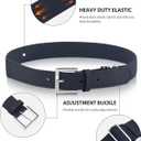 AWAYTR Youth Baseball Belt Boys - Adjustable Elastic Softball Belt for Kids Girls Pants Uniform (Blue)