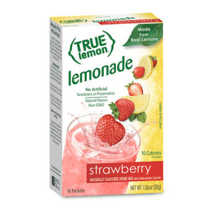 True Lemon Strawberry Lemonade, 10 count - 1 pack (BDD 09/24/28)