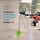 Baby Brezza Instant Baby Bottle Warmer - Fast Water Warmer Instantly Dispenses 24/7 in 3 Temperatures, White (1 Count (Pack of 1))