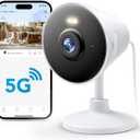 5G & 2.4G Indoor/Outdoor Security Camera for Home, Baby/Elder/Dog/Pet Camera with Phone App, WiFi Camera w/Spotlight Color Night Vision 2-Way Audio (5G&2.4GWhite)