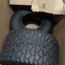2 Pack 13x6.50-6 Lawn Mower Tires Tubeless 4PR Turf Saver Tires for Garden Tractor Riding Mower Dump Cart