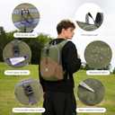 15L Small Hiking Backpack for Men Women Lightweight Packable Backpack Foldable Casual Daypack for Camping Travel Outdoor, Green