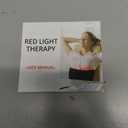Red Light Therapy Pad for Body Back Knee Shoulder Hands Feet Portable 660nm 850nm Home Use 3 Chips in 1 Infrared Light Heating Wrap Belt Gift for Women Men (Corded)