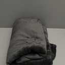 Bedsure GentleSoft Fleece Blanket Twin Size Dark Grey - 300GSM Lightweight Plush Fuzzy Cozy Soft Warm Blanket for Bed, Sofa, Couch, Travel, Camping, 60x80 inches (Charcoal)