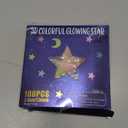 AM AMAONM Glow in The Dark Luminous Stars Noctilucent Plastic Moon Wall Stickers Murals Glowing Star Decals for Home Art Decor Ceiling Wall Decorate Kids Babys Bedroom Room 200pcs