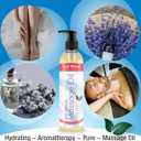 Arnica Massage Oil with Chamomile & Lavender Essential Oils, Soothes Sore Muscles, Joints & Body, Relaxing Massage Therapy for Personal or Professional use, 8 fl. oz.