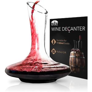 BTaT- Wine Decanter, 40 oz, Small, Wine Decanters and Carafes for Gifts