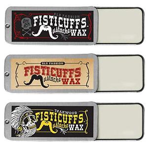 Grave Before Shave Fisticuffs Mustache Wax 3 Pack (0.5 Ounce (Pack of 3))