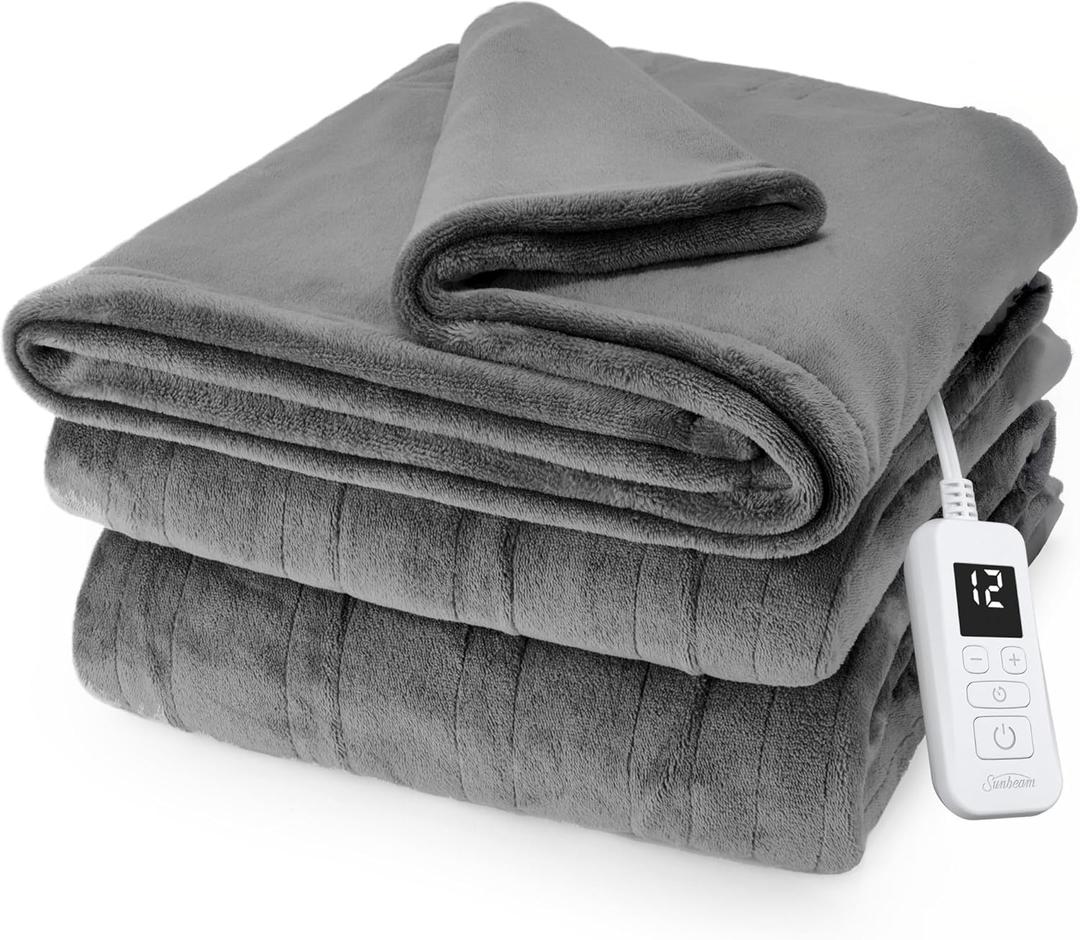Sunbeam Royal Posh Night Fog Heated Blanket - Full (Full (84" x 72"))