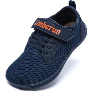 Limberun Barefoot Shoes Kids for Boys Girls Wide Toe Box Shoes Kids Sneakers Walking Shoes for Boys Girls (1.5 Wide Big Kid, Czk3001-blue/Orange)