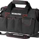 Workpro 12-inch Close Top Wide Mouth Storage Tool Bag, W081020A