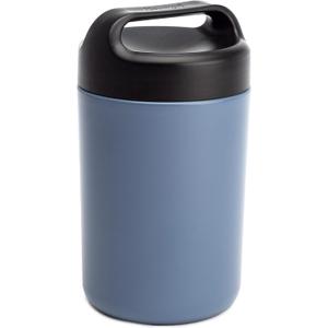 Goodful Stainless Steel Food Jar, Double Wall Vacuum Sealed Insulated Food Storage Container with Carry Handle Lid, 16-Ounce, Deep Blue