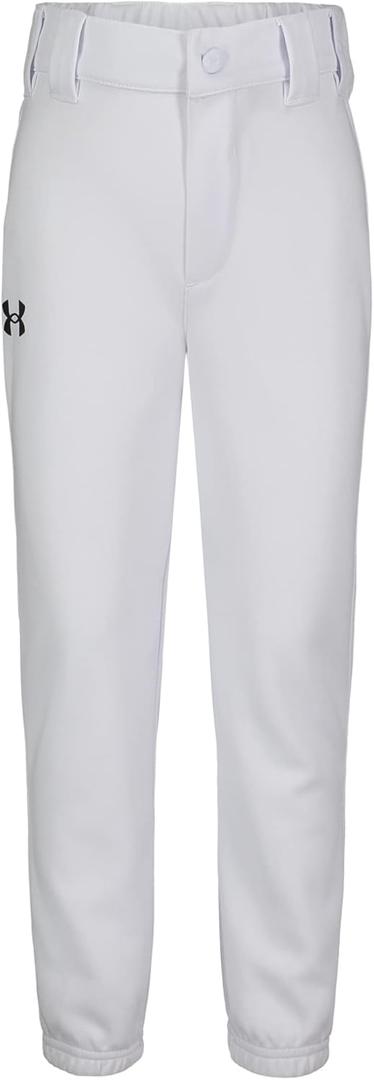 Under Armour Kids Baseball Pants (Little Kids/Big Kids) (White, S)