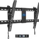 Mounting Dream TV Wall Mount for 42-86" TVs, Tilting TVs Mount with Level Adjustment Fits 16", 18", 24" Studs Easy for Centering, Wall Mount TV Bracket Max VESA 800x400mm, 120 LBS Loading, MD2263-XLK (Black)