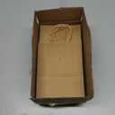 Joybe 50 Pack 5.95x3.25x8 Inch Small Brown Paper Bags with Handles Bulk, Kraft Paper Gift Bags for Birthday Party Favors Grocery Retail Shopping Business Goody Craft Sacks (Plain Natural, 50pcs)