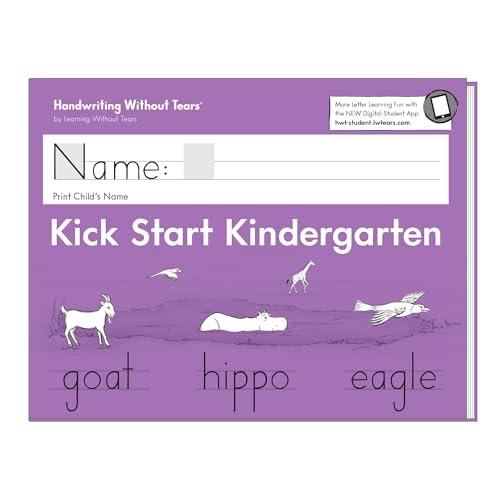 Learning Without Tears Kick Start Kindergarten, Age 3+, Preschool, Handwriting Practice, Writing Book, School & Home, Language Arts, Tutoring, Sensory