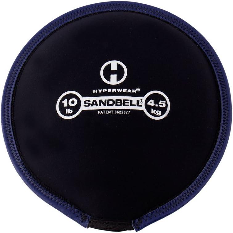 Hyperwear SandBell 4.5kg 10lbs | Fitness Sandbag for Fitness Training | Dumbbells, Kettlebell, Medicine Ball and more | Sizes 1kg - 23kg