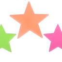 Gid Shapes Glove In The Dark Stars 2 Pack