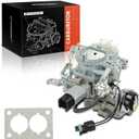 A-Premium 2 Barrel Carburetor Compatible with Jeep Wrangler, Cherokee, Wrangler Islander, Wrangler Laredo, Wrangler S 1988, Wrangler Sahara, Wrangler Sport & American Motors Concord, Eagle DL