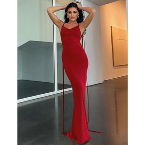 Womens Summer Backless Bodycon Dress, Medium 