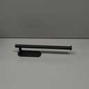 VAEHOLD Adhesive Paper Towel Holder Under Cabinet Wall Mount for Kitchen Paper Towel, Black Paper Towel Roll Holder Stick to Wall, Stainless SteelBlack