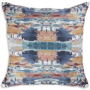 Signature Design by Ashley Kennick Pillow, Square, Blue & Light Brown