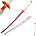 Sword fort Metal Demon Sword 104cm/41inchs,Stainless Steel, Hashira Pillar and Protagonist Katana for Anime Cosplay, Anime Original Textures, Multiple Styles to Choose from