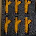 High Performance Fuel Injectors Fits For For:-Jeep Cherokee 1989-1998 Grand Cherokee 1993-1998 Wrangler 1991-1998 Comanche 1987-1992 4.0L Upgrade Replace OE# 0280155710, 0280155700 (6pcs)