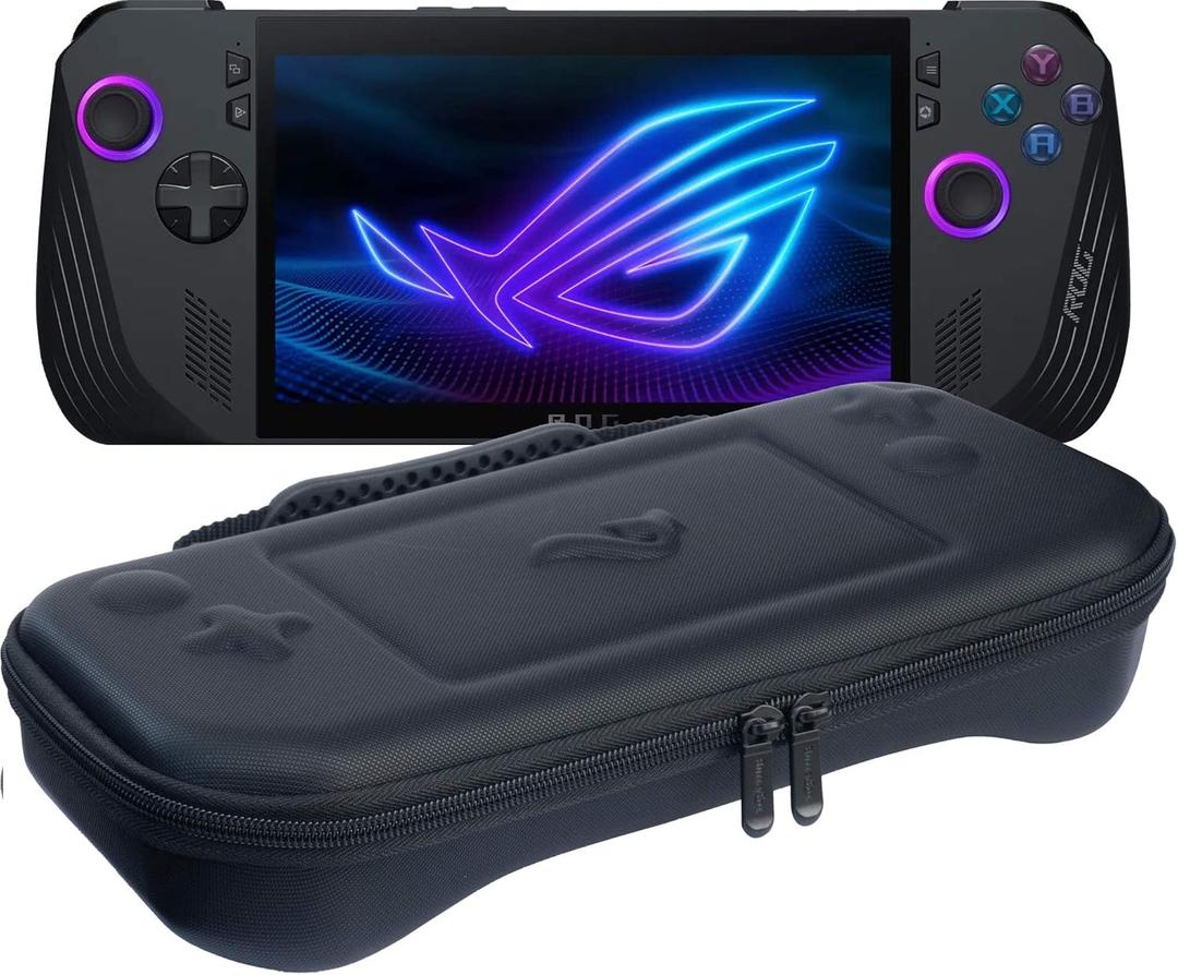 ButterFox Slim Carrying Case Bag for ASUS Rog Ally X (Black/Purple)