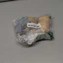 2 Inch Wooden Furniture Legs, Solid Wood Unpainted Replacement Furniture Legs, Cabinet Legs/Desk/Sofa/Bookcase Bun Feet, DIY Wooden Round Legs with Mounting Plate & Screws Set of 4 (2 Inch)