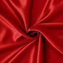silky red fabric